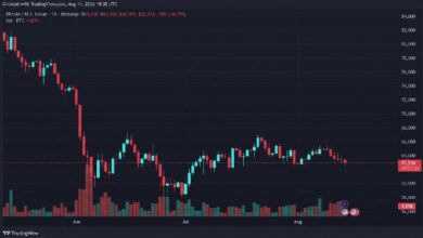 Курс биткоина опустился до 62 470 долларов, поскольку продавцы вновь тестируют уровень поддержки в 63 000 долларов