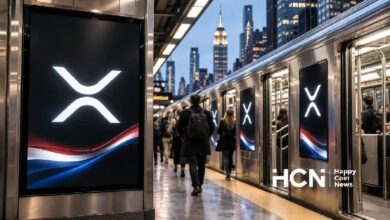 Перед конференцией Ripple Swell токен XRP прорекламировали в метро Нью-Йорка Перед конференцией Ripple Swell токен XRP прорекламировали в метро Нью-Йорка